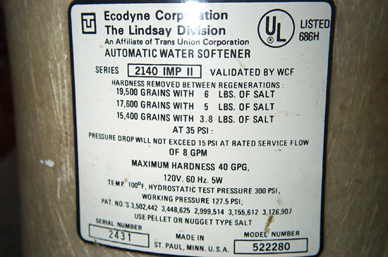 watersoftener